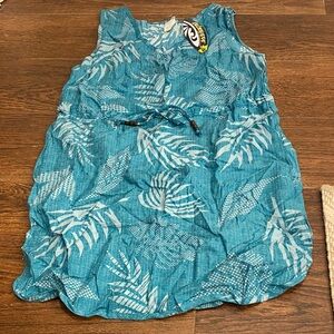 Tropical Teal Women's Swim Coverup